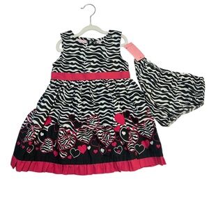 Zebra Print Baby Girl Dress